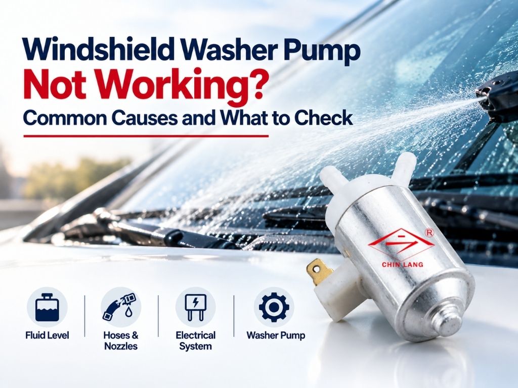 Windshield Washer Pump Not Working? Common Causes and What to Check